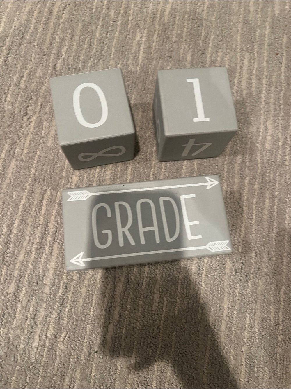 Neutral Wooden Milestone Blocks